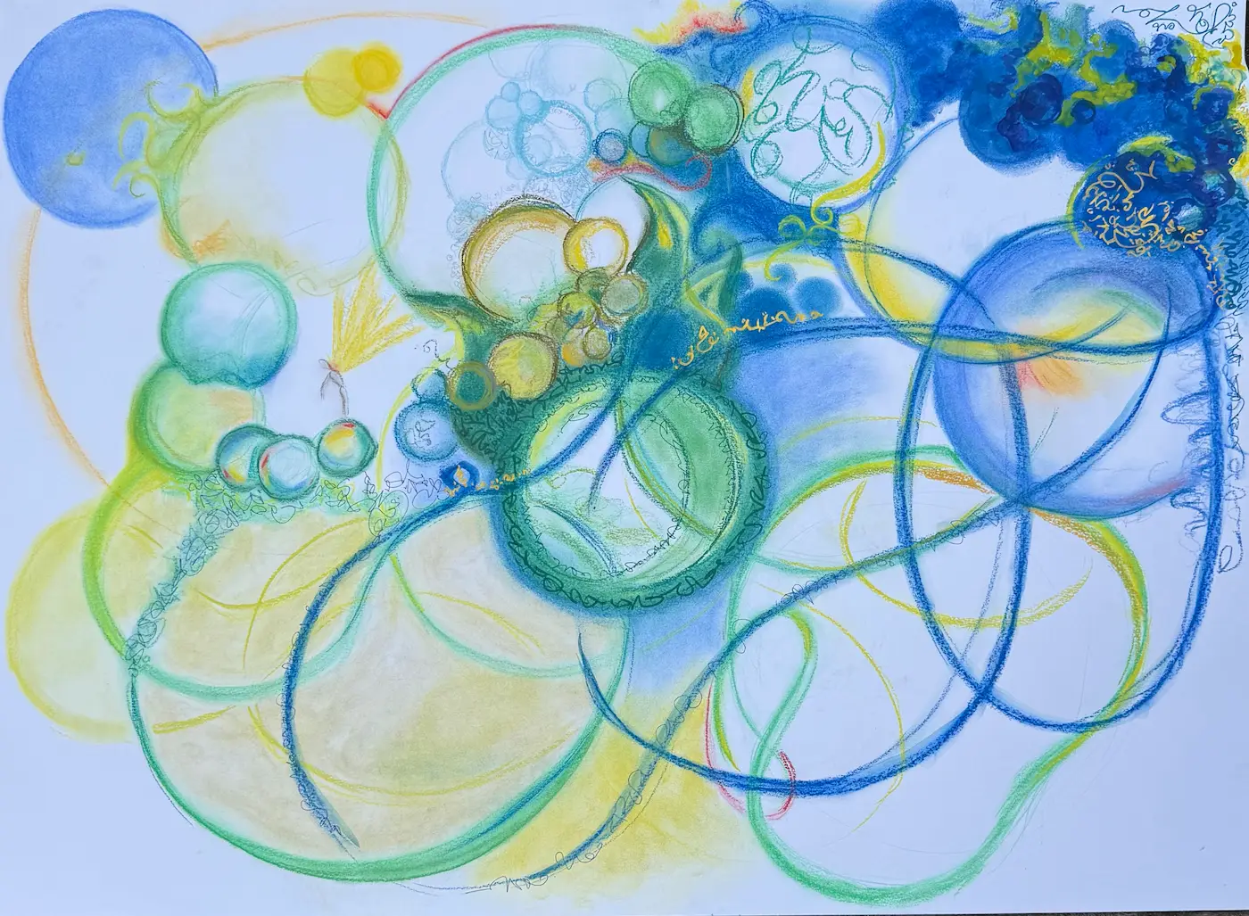 Welcome to Aurora — main painting by Elisa Della Faille